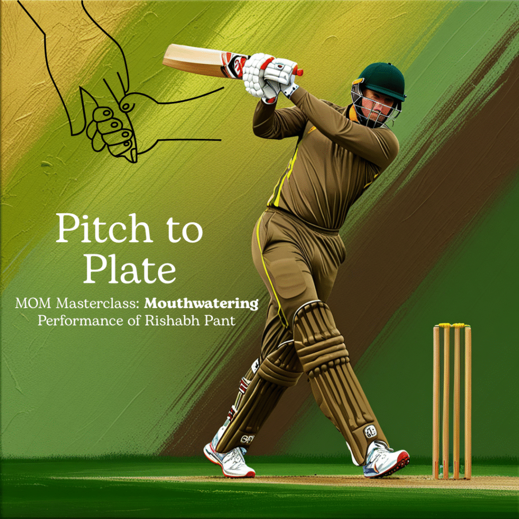 Rishabh Pant, Mindful Eating way